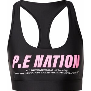P.E Nation Podprsenka 'IN PLAY' světle růžová / černá