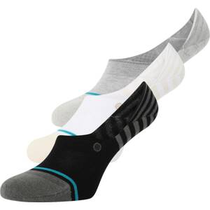 Stance Sportovní ponožky azurová modrá / šedá / černá / bílá