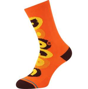 Stance Sportovní ponožky 'LOOKIN LIKE A SNACK' žlutá / oranžová / černá