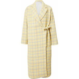 UNITED COLORS OF BENETTON Přechodný kabát žlutá / šedá / červená
