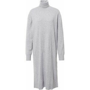 Samsøe Samsøe Úpletové šaty 'AMARIS' šedý melír