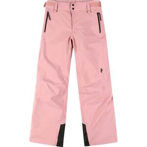 PEAK PERFORMANCE Sportovní kalhoty růžová / černá