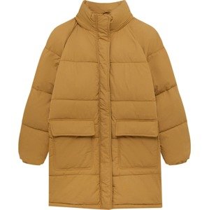 Pull&Bear Zimní kabát světle hnědá