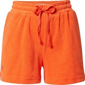 ICHI Kalhoty oranžově červená