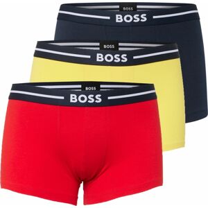 BOSS Black Boxerky 'Bold' noční modrá / žlutá / červená / bílá
