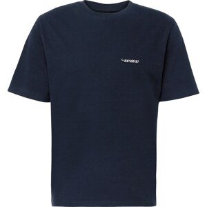 Wax London Tričko 'DEAN' námořnická modř / bílá