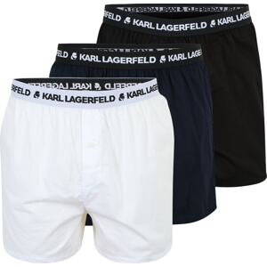 Karl Lagerfeld Boxerky noční modrá / černá / bílá