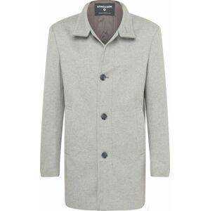 STRELLSON Přechodný kabát 'Finchley' šedý melír