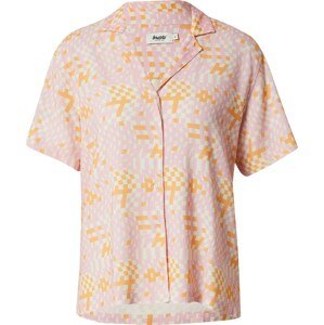 Brava Fabrics Halenka 'Dizzy Aloha' oranžová / světle růžová / bílá