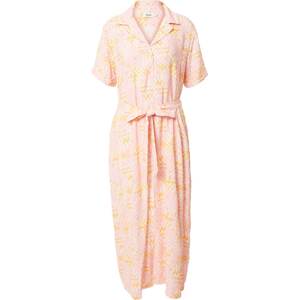 Brava Fabrics Košilové šaty 'Dizzy' oranžová / růžová / bílá