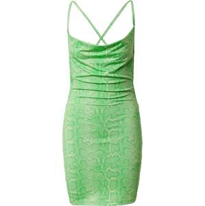 VIERVIER Koktejlové šaty 'Nelly' zelená / světle zelená
