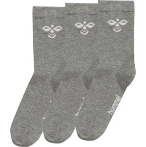 Hummel Ponožky 'SUTTON' šedý melír / bílá
