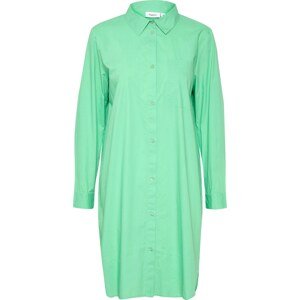 SAINT TROPEZ Košilové šaty 'Louise' světle zelená