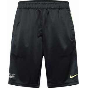 Nike Sportswear Kalhoty 'REPEAT' limone / černá / bílá