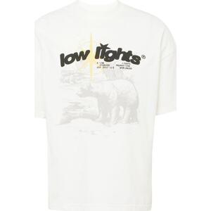 Low Lights Studios Tričko 'Ice Bear' krémová / žlutá / světle šedá / černá