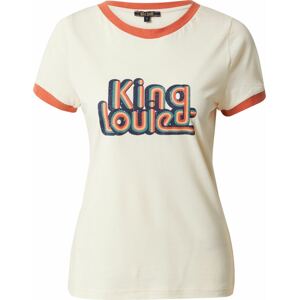 King Louie Tričko krémová / námořnická modř / zelená / oranžová