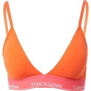 Calvin Klein Underwear Podprsenka 'Pride' pink / oranžově červená / bílá
