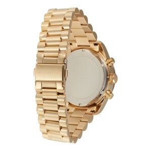 MICHAEL Michael Kors Analogové hodinky 'Lexington' zlatá / průhledná / perlově bílá