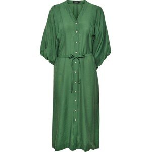 SOAKED IN LUXURY Košilové šaty 'Aminah' zelená