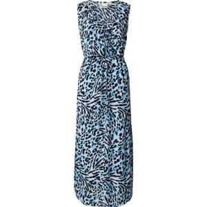 ICHI Košilové šaty 'MARRAKECH' krémová / modrá / světlemodrá / černá
