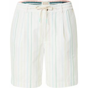 SCOTCH & SODA Kalhoty se sklady v pase 'BLAKE' světlemodrá / zelená / růžová / bílá