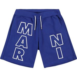 Marni Kalhoty modrá / bílá