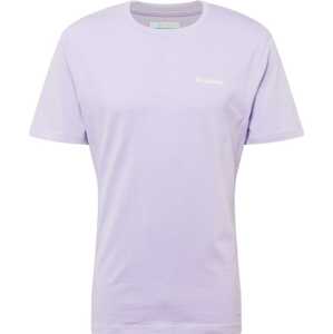 COLUMBIA Funkční tričko 'North Cascades™' fialová / bílá