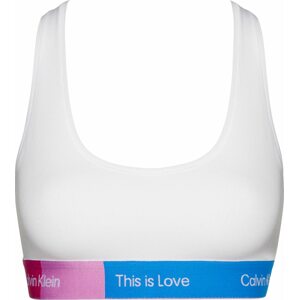 Calvin Klein Underwear Podprsenka 'Pride' modrá / fialová / bílá