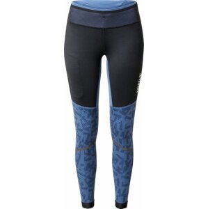 ADIDAS TERREX Sportovní kalhoty modrá / enciánová modrá / antracitová / bílá