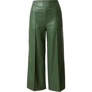 Warehouse Kalhoty s puky tmavě zelená