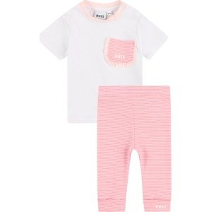 BOSS Kidswear Sada pastelově růžová / světle růžová / bílá