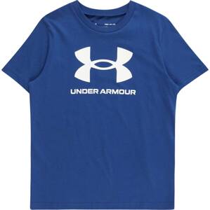 UNDER ARMOUR Funkční tričko tmavě modrá / bílá