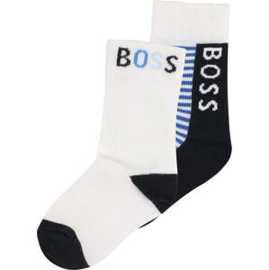BOSS Kidswear Ponožky marine modrá / černá / bílá