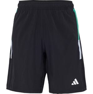 ADIDAS PERFORMANCE Sportovní kalhoty zelená / černá / bílá