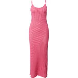 LENI KLUM x ABOUT YOU Úpletové šaty 'Simona' světle růžová