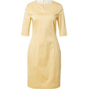 s.Oliver BLACK LABEL Pouzdrové šaty světle žlutá