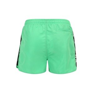 Karl Lagerfeld Plavecké šortky svítivě zelená / černá