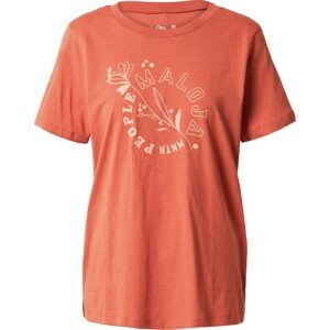 Maloja Funkční tričko 'Zwölferhorn' starobéžová / tmavě oranžová
