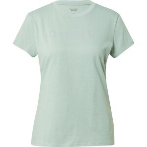 Calvin Klein Sport Tričko světle šedá / pastelově zelená