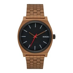 Nixon Analogové hodinky 'Time Teller' hnědá / černá / bílá