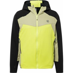 DARE2B Sportovní bunda 'Lattitudinal' khaki / svítivě zelená / černá