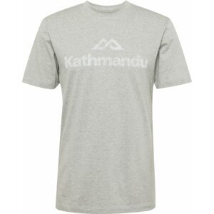 Kathmandu Funkční tričko šedá / bílá