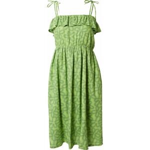 Compania Fantastica Letní šaty zelená / světle zelená