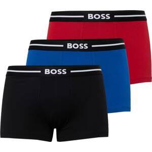 BOSS Black Boxerky 'Bold' královská modrá / červená / černá / offwhite