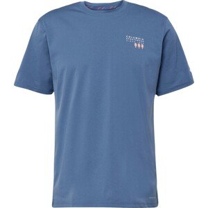COLUMBIA Funkční tričko chladná modrá / světlemodrá / růžová / bílá