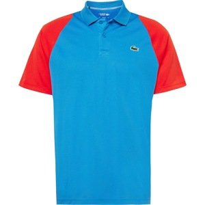 Lacoste Sport Funkční tričko královská modrá / tmavě zelená / rezavě červená / bílá