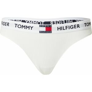 Tommy Hilfiger Underwear Tanga námořnická modř / červená / bílá / barva vaječné skořápky