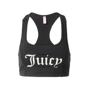 Juicy Couture Sport Sportovní podprsenka černá / bílá
