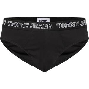 Tommy Jeans Slipy černá / bílá