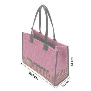 Karl Lagerfeld Nákupní taška  oranžová / pink / černá